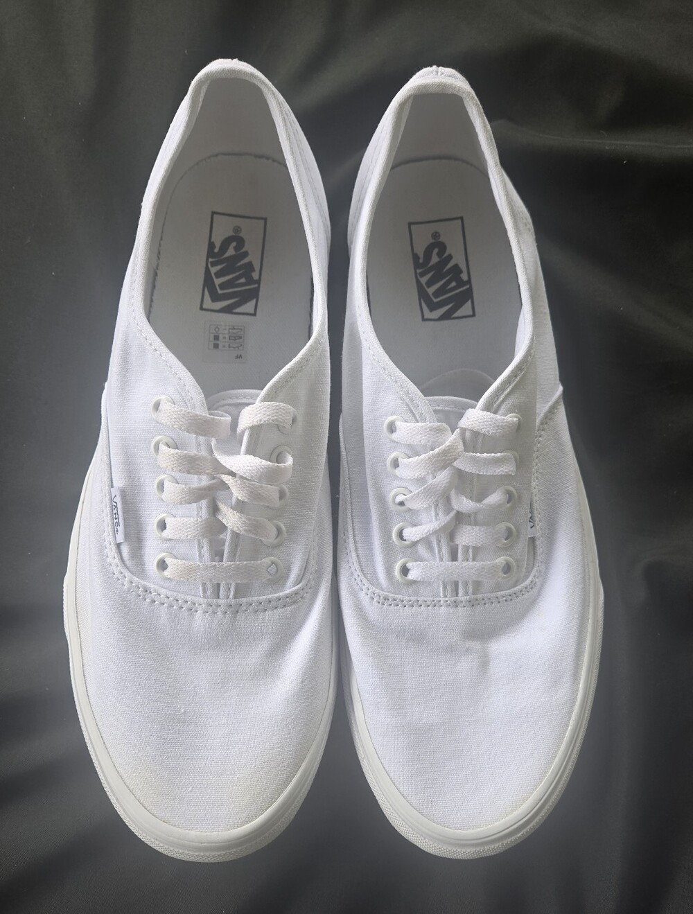 Vans Classic White Low-Top Canvas Sneakers